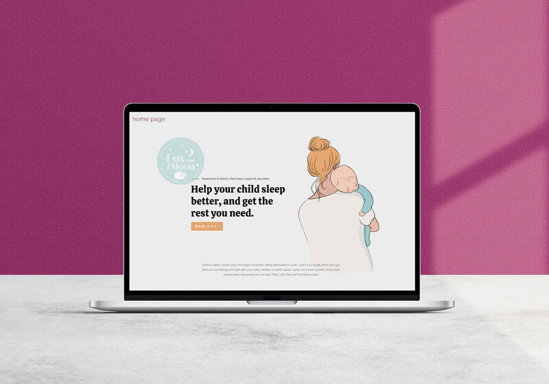 Website copy for infant sleep coach