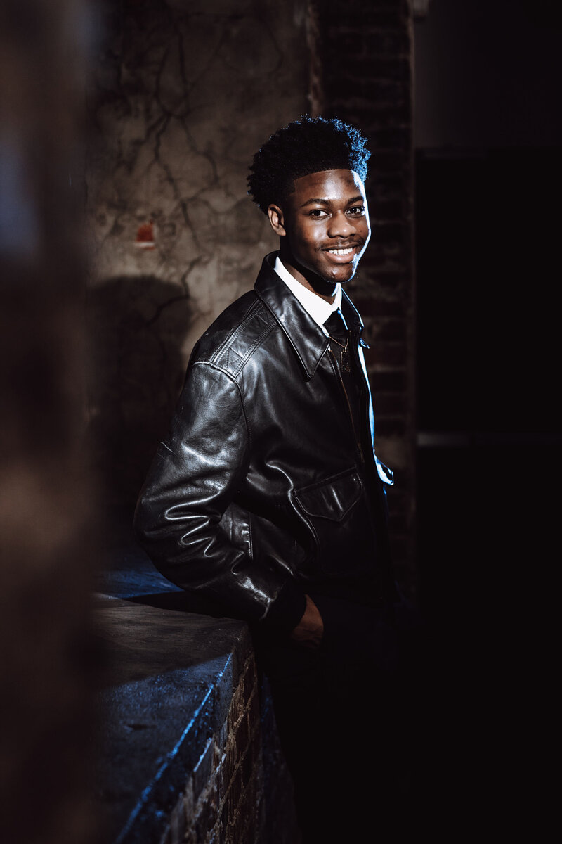 A sample image from Philadelphia wedding photographer Daring Romantics.  A formal portrait of a young man.