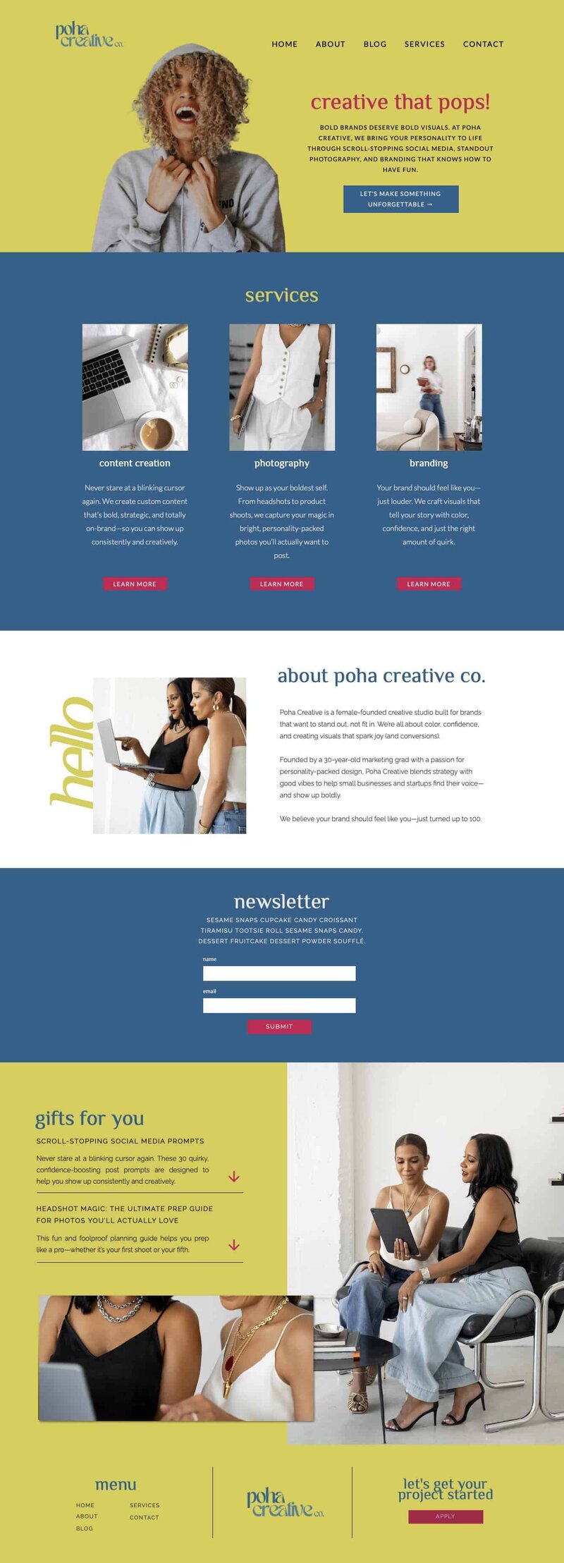 poha creative screenshot