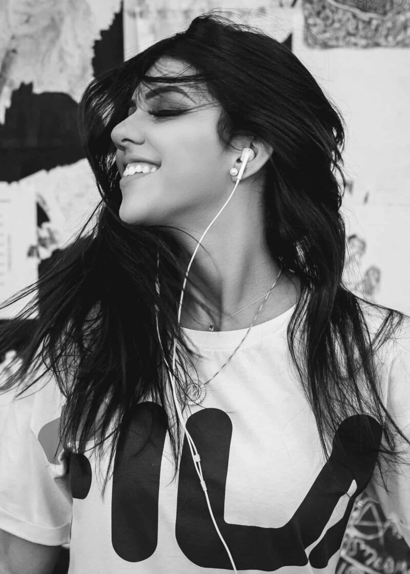 Headphones on