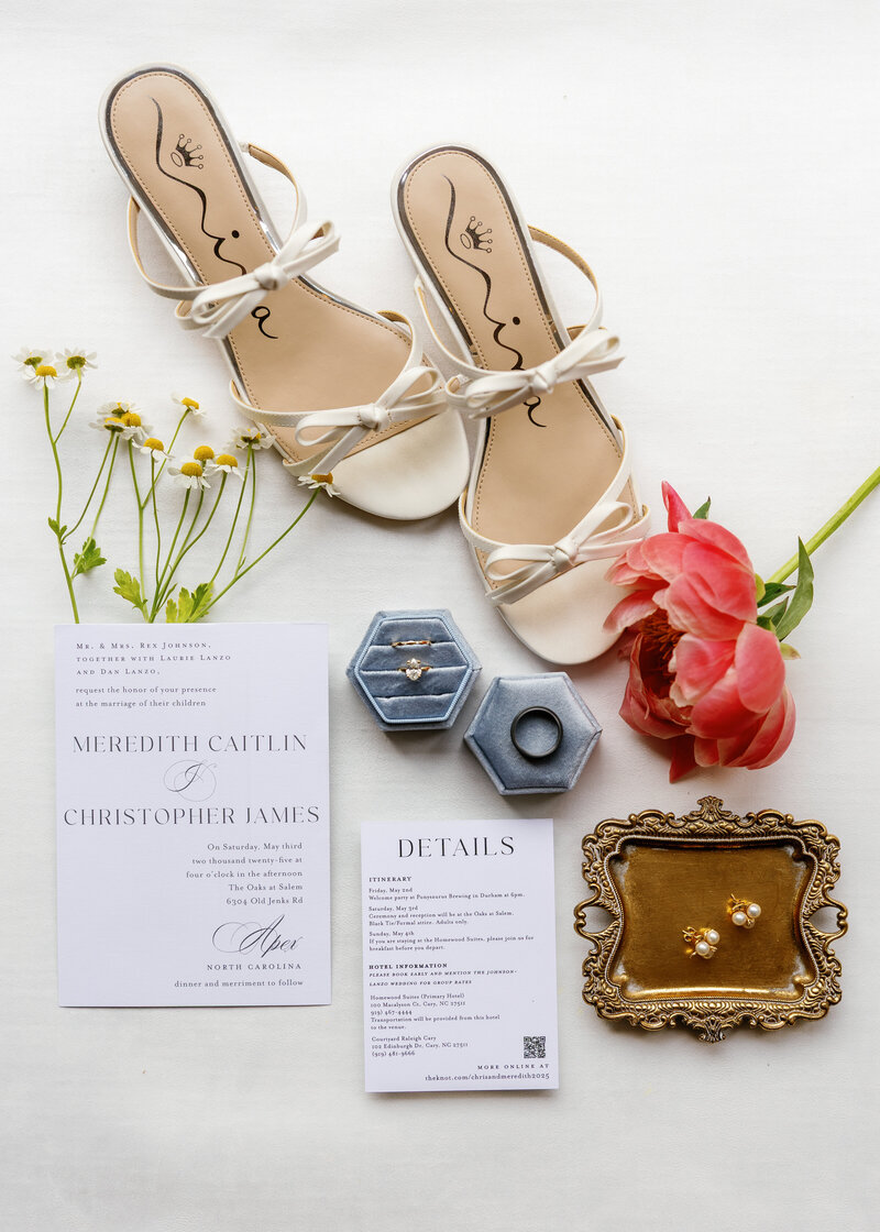 Wedding details photography