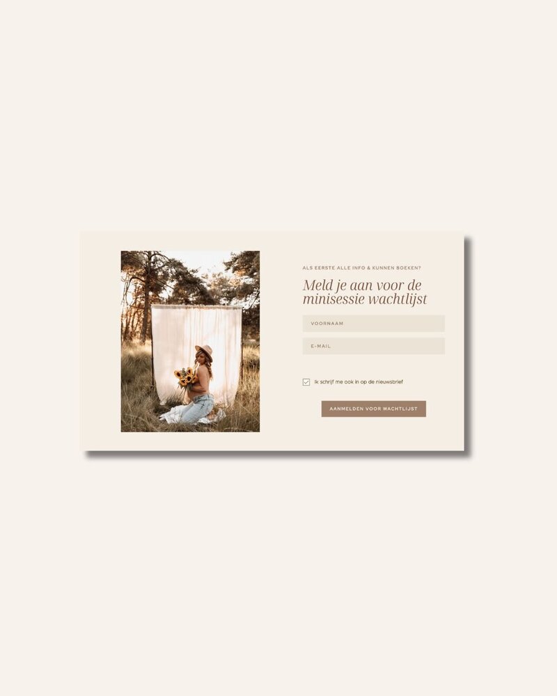 Opt-in forms Blooming Bliss 4