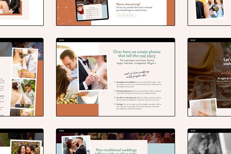 Showit Website Design for a Seattle Wedding Photographer