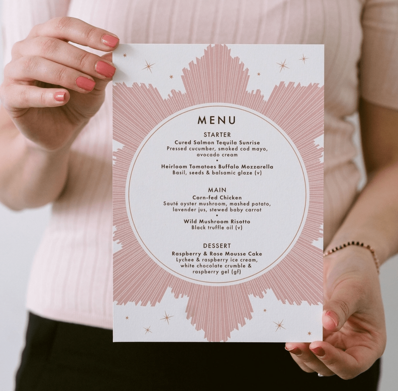 Dimitria Jordan wedding stationery