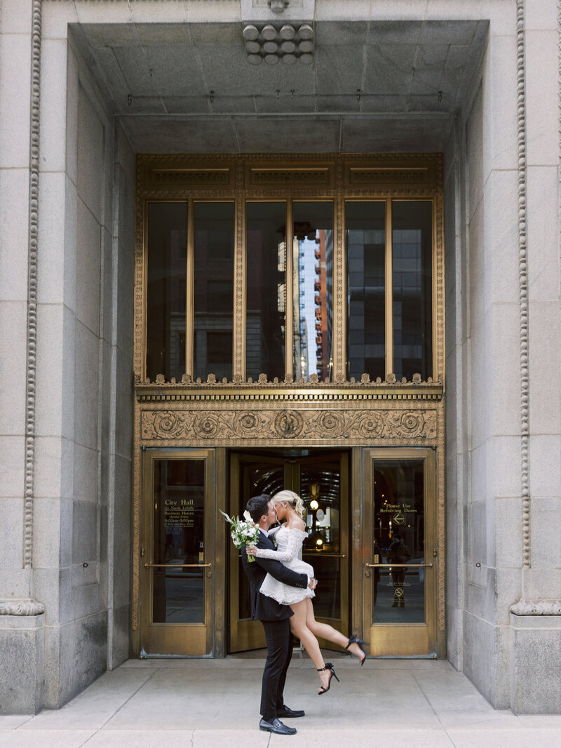 Chicago City Hall Wedding Photographer-3