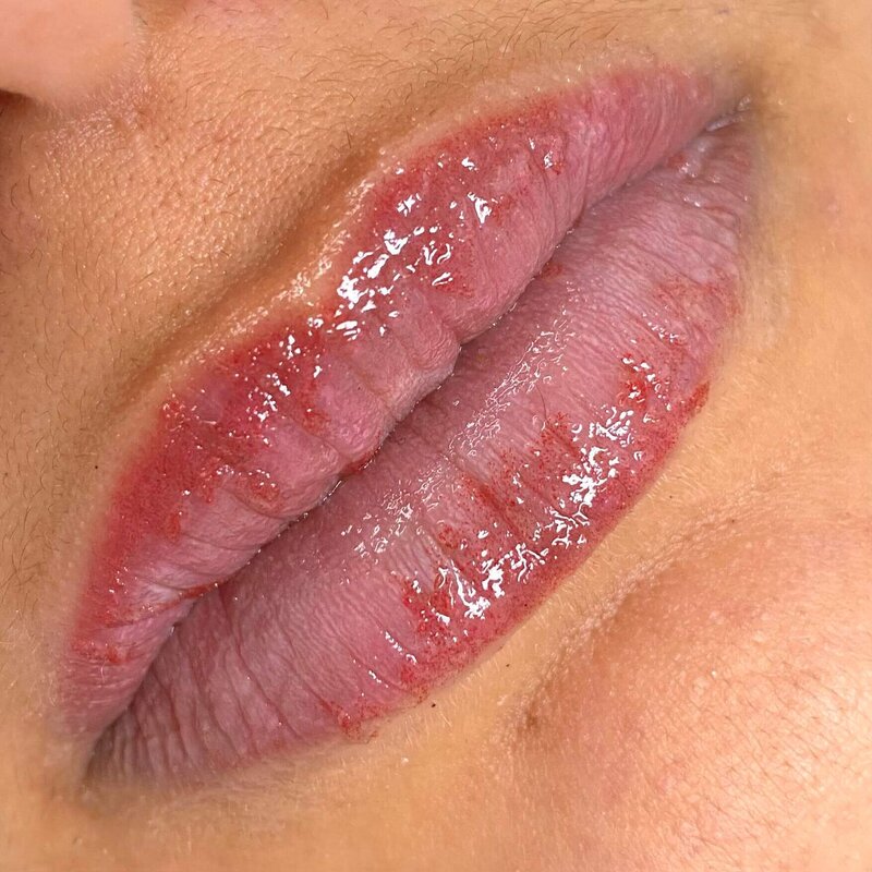 Lip Blush Healing Process Day By Day