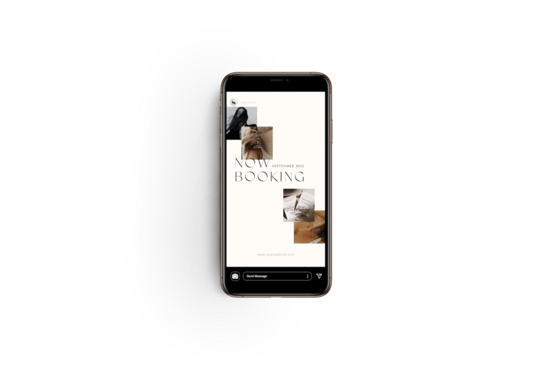 Minimal Instagram story template Wabi Sabi 5