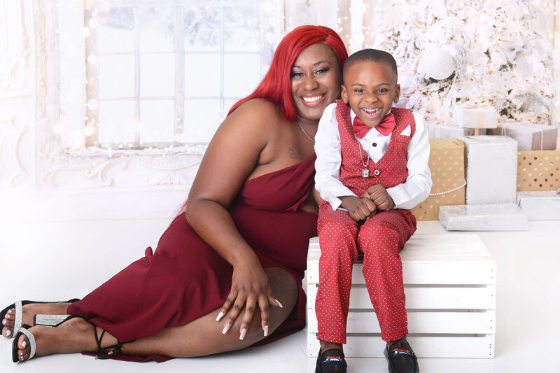 Elegant Eve christmas photoshoot in Houston