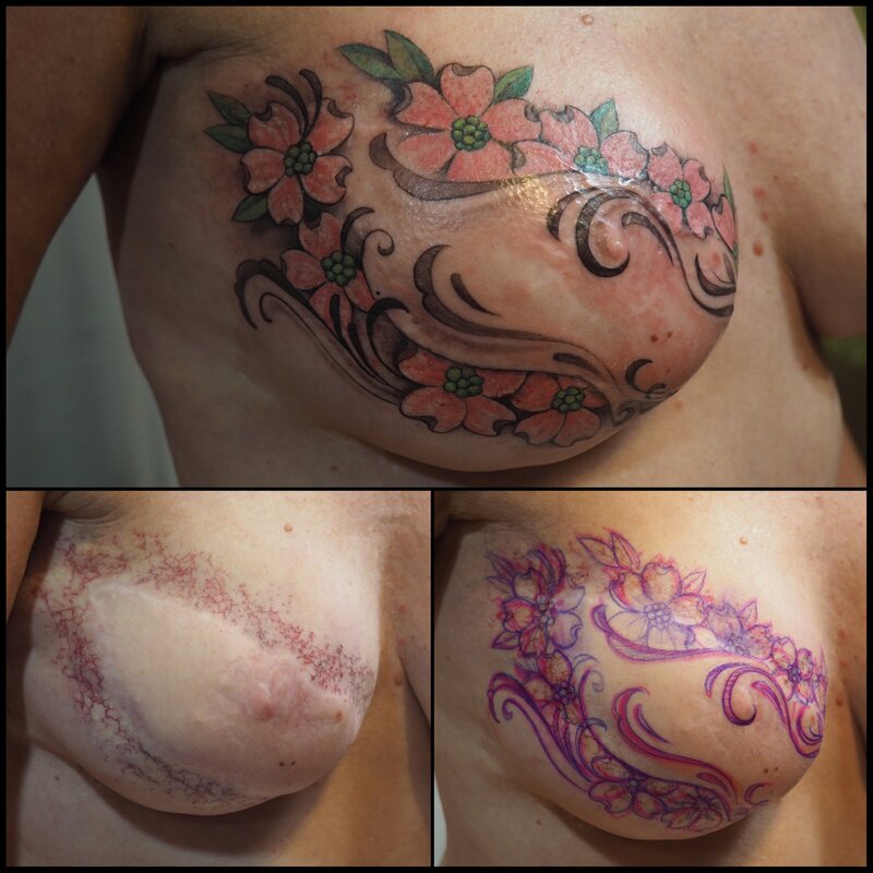 Flower Mastectomy Tattoos | POPSUGAR Beauty