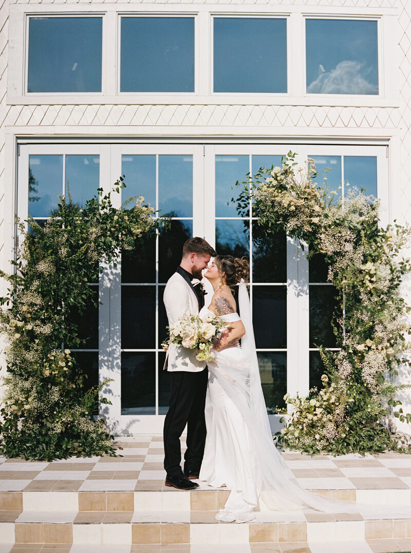 wedding-ceremony-wish-well-house-steps