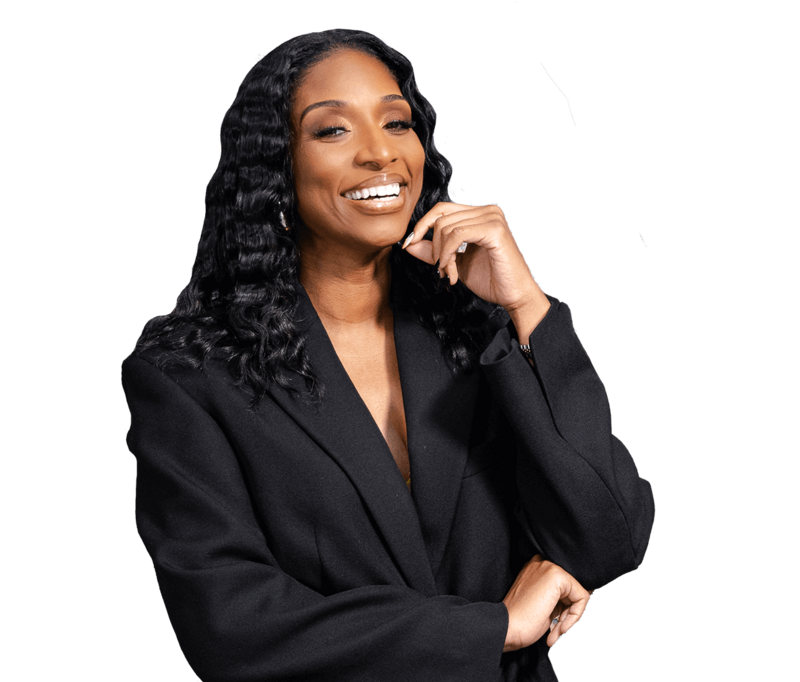 Shaniece Jones smiling wearing a black blazer
