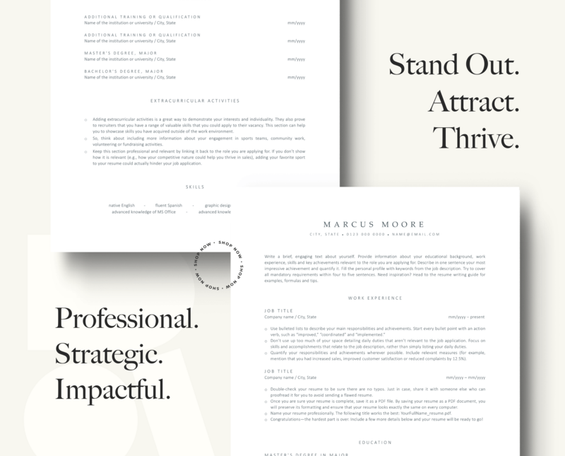 ATS-FRIENDLY RESUME + COVER LETTER