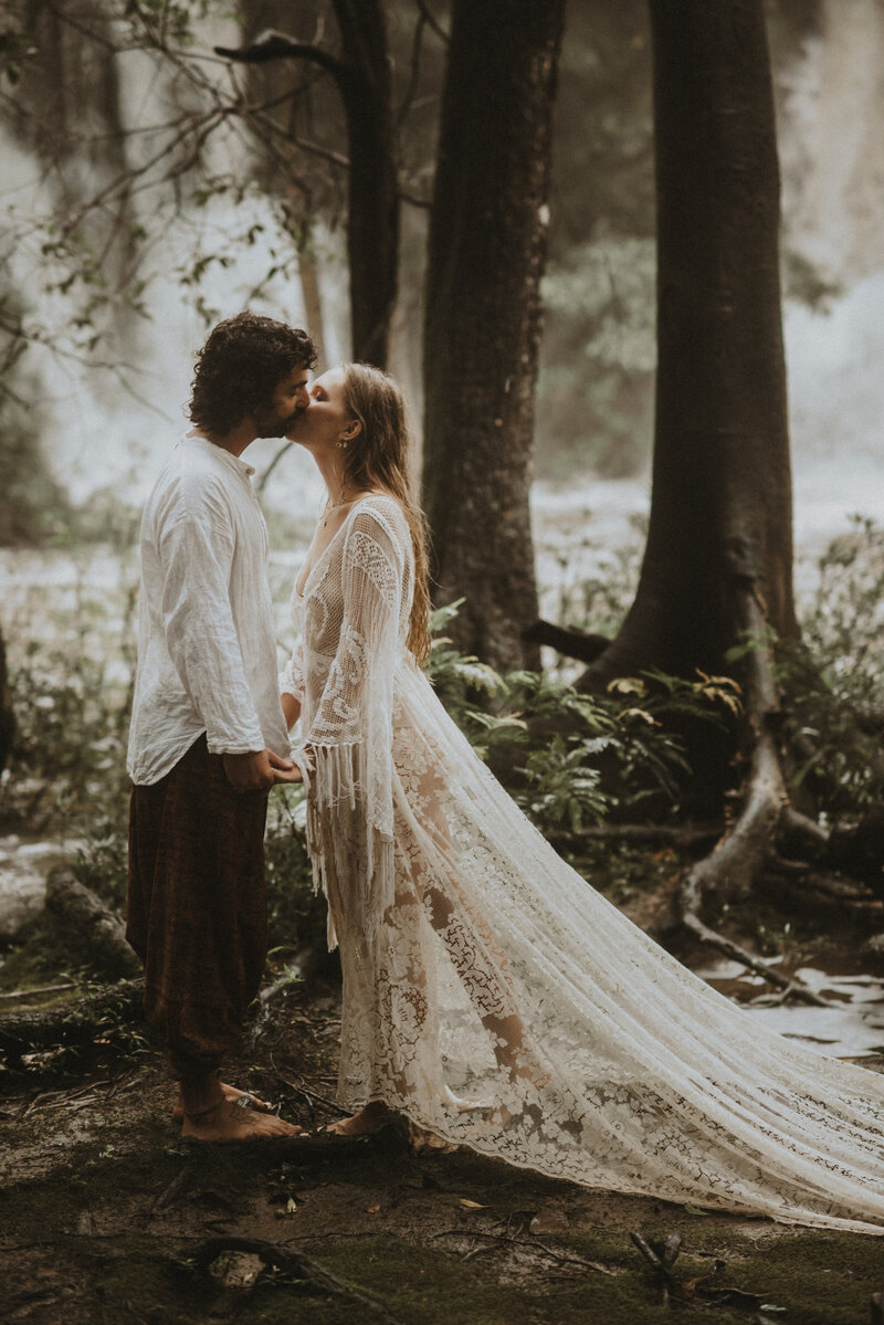Palenque Waterfall Adventure Elopement