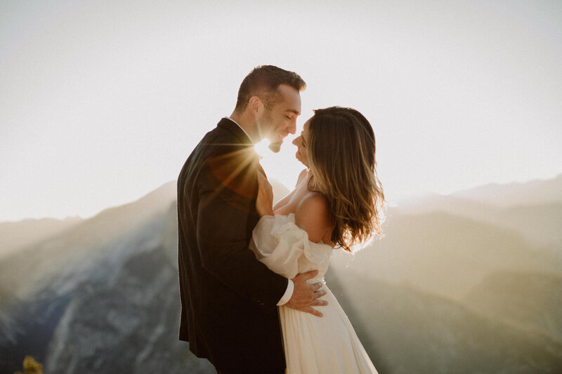 Couple elopes at Glacier Point