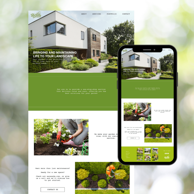 Landscaping-Website Design