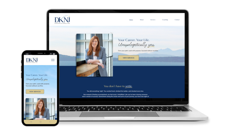 Website design for Georgina North