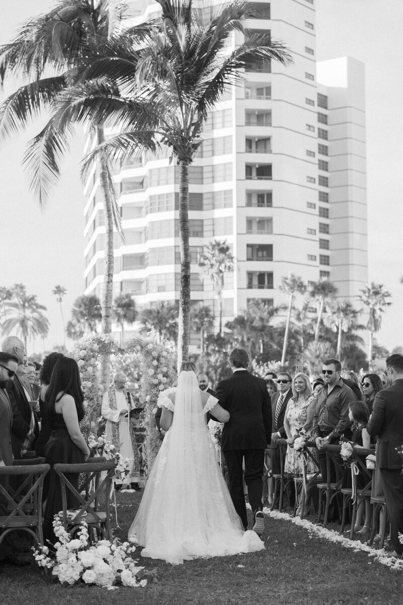 Sarasota Ritz Carlton Wedding Venue Ceremony