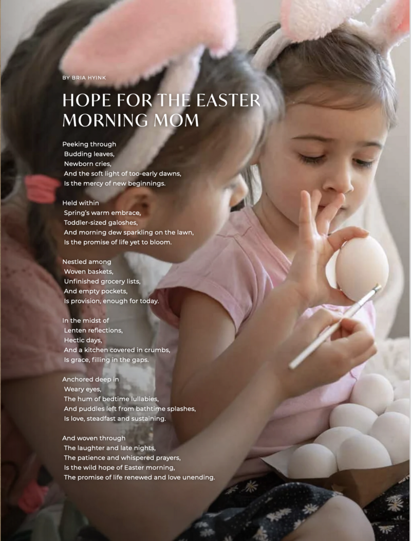 Hope for the Easter Morning Mom