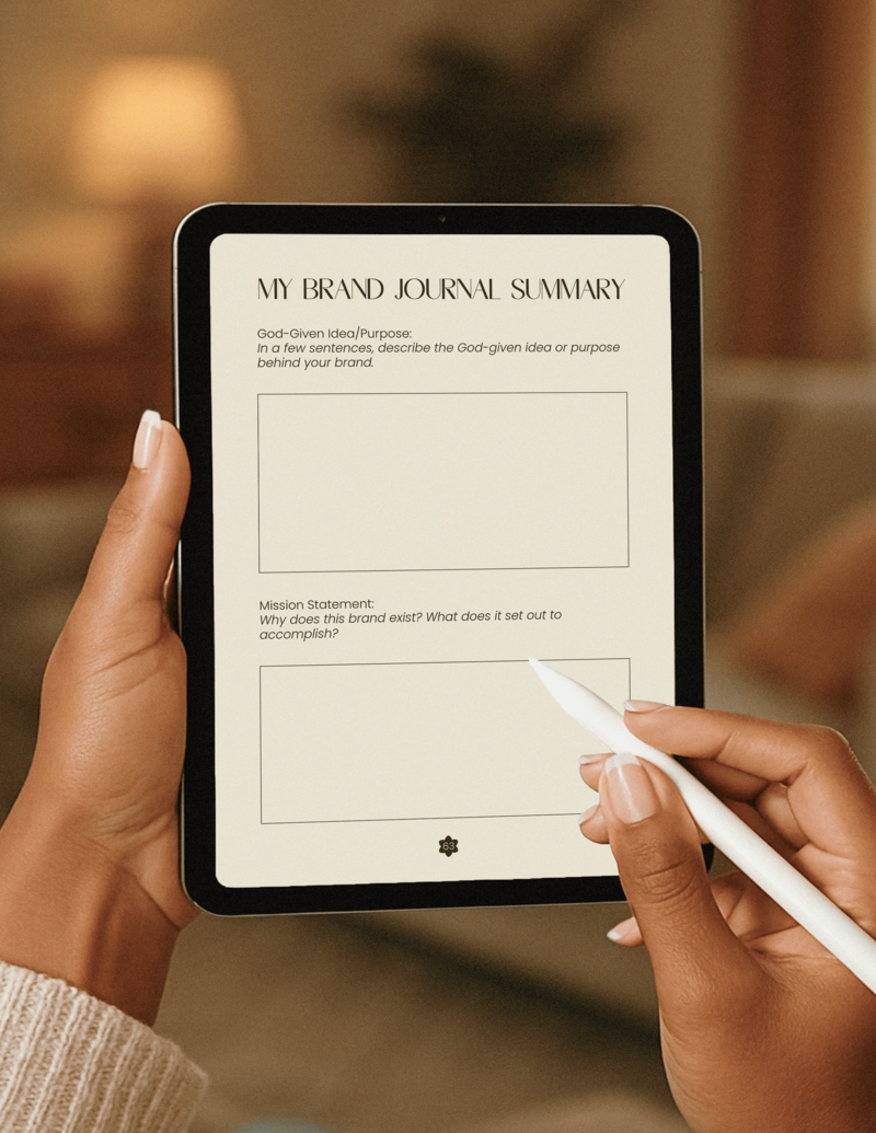 brand journal lifestyle mockup