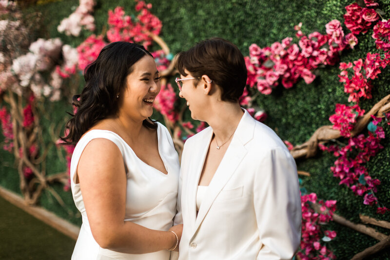 lgbtq wedding ceremony portrait