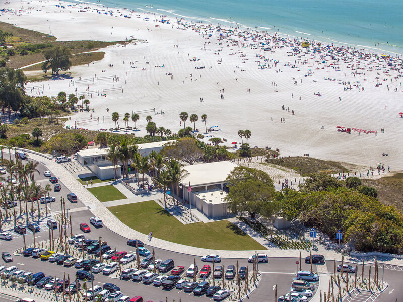 Sweet Sparkman Architecture Siesta Key Beach Pavilions Landscape 6