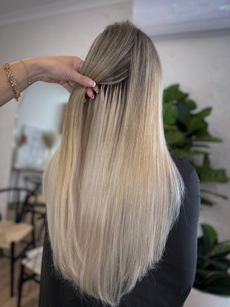 Woman with nano/micro beads