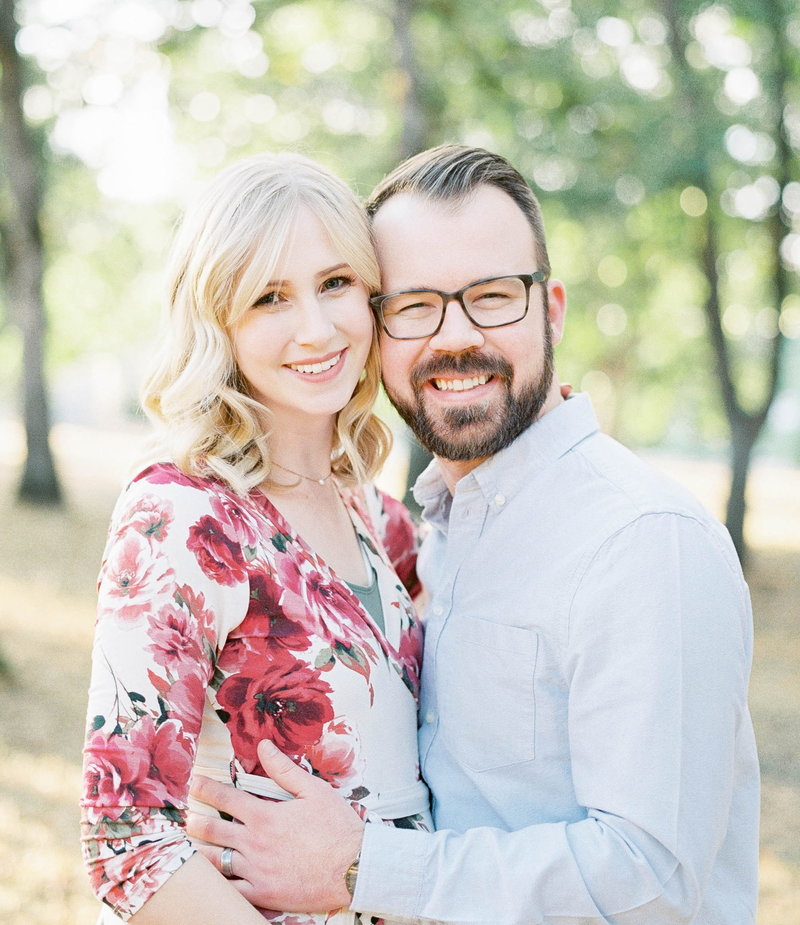 Husband and wife wedding photographers in Portland, Oregon