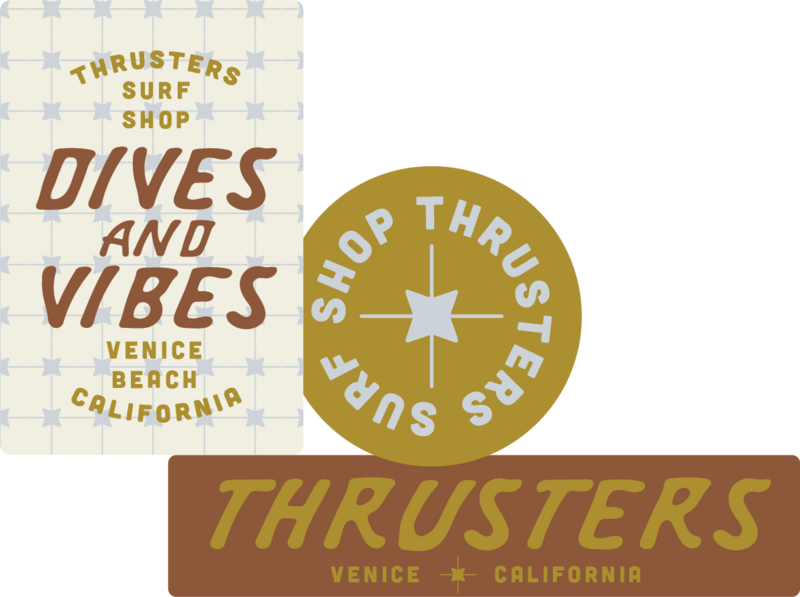 Thrusters Stickers