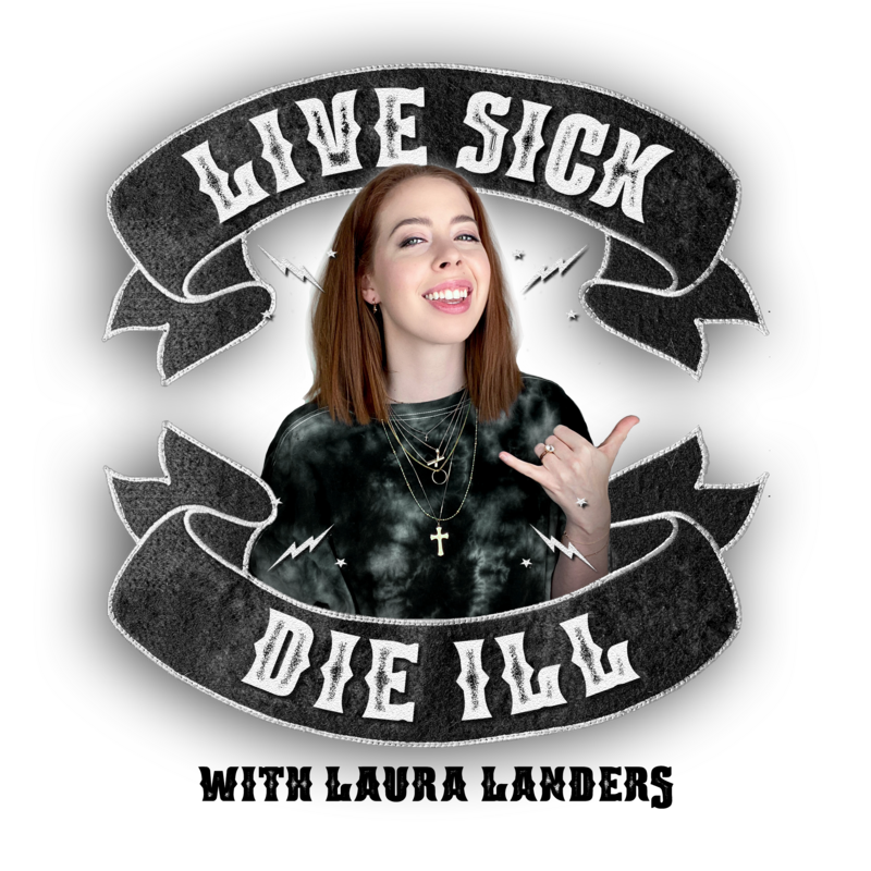 Live Sick logo - with subheading - no background