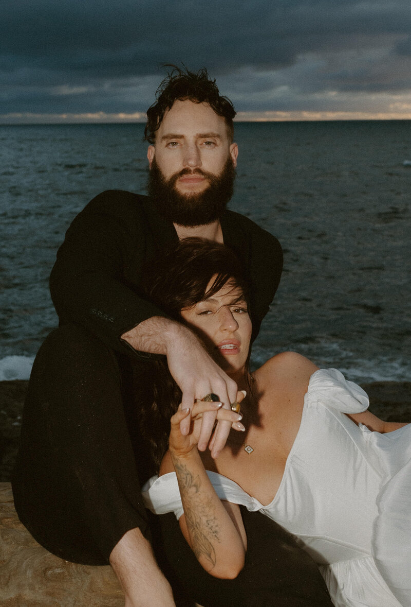 Elopement at Sunset Cliffs in San Diego