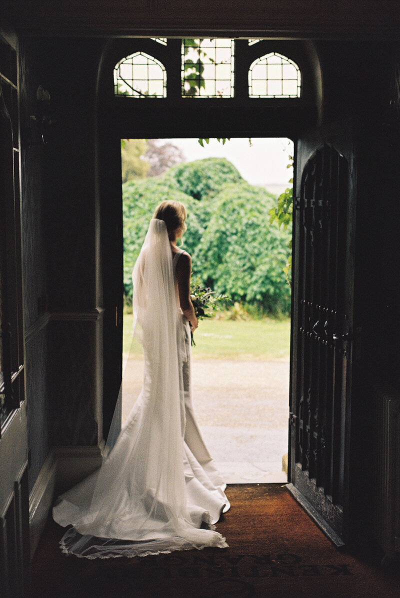 35mm bridal portrait