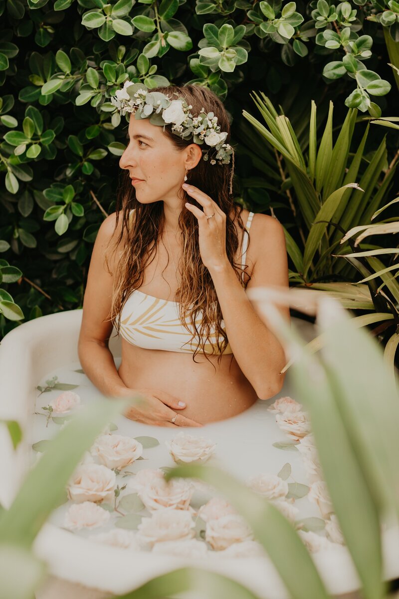 Maternity Milk Bath - Moorea Thill Photography Maui-26