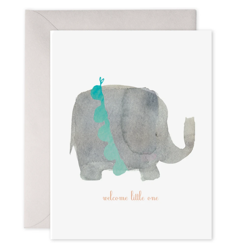 Elephant Baby Card
