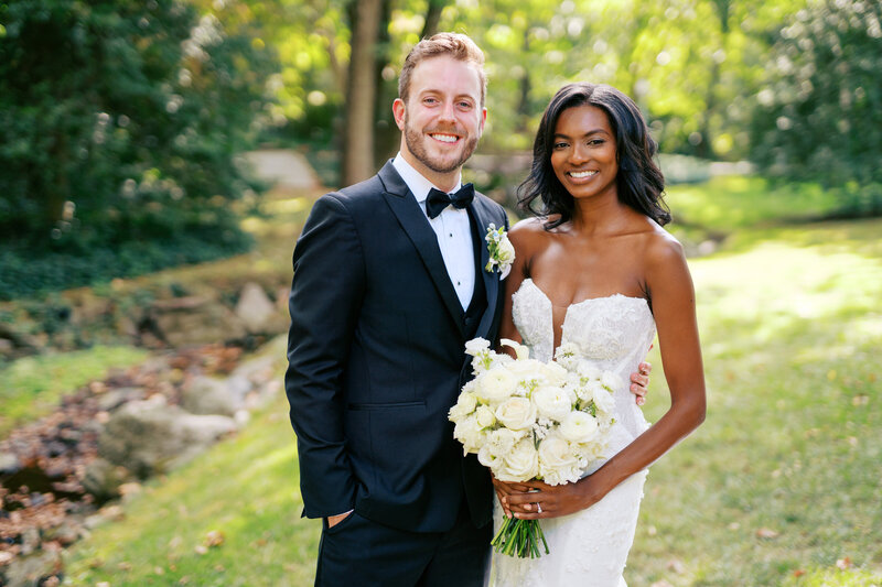 Groom reaction during ceremony at Glen Foerd Estate in Philadelphia, PA