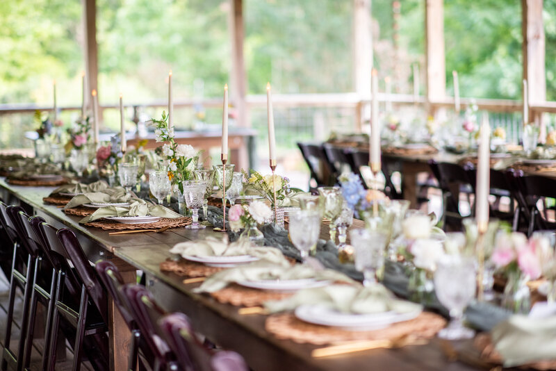 Covered Outdoor Spring Ceremony in North Georgia