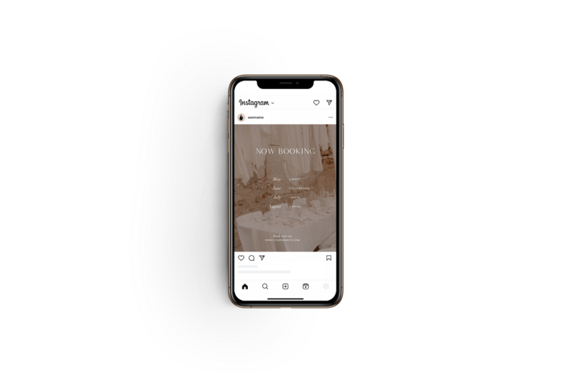 Elegant Instagram templates Olive Oak 6