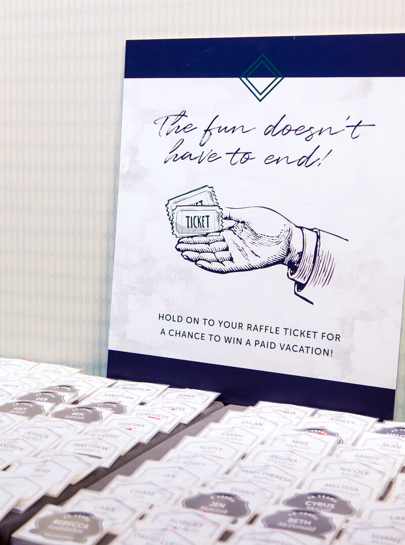 Employee Recognition Dinner Signage