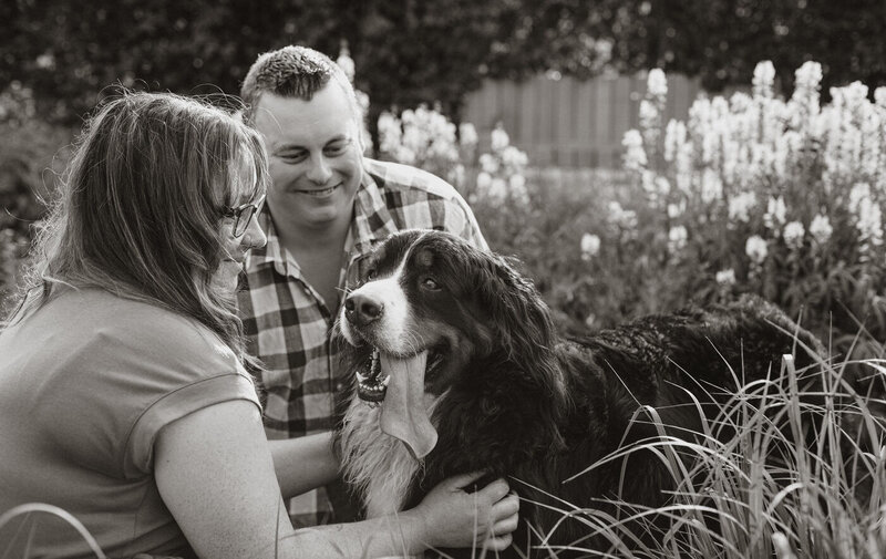 golden hour family photos at Assiniboine Forest