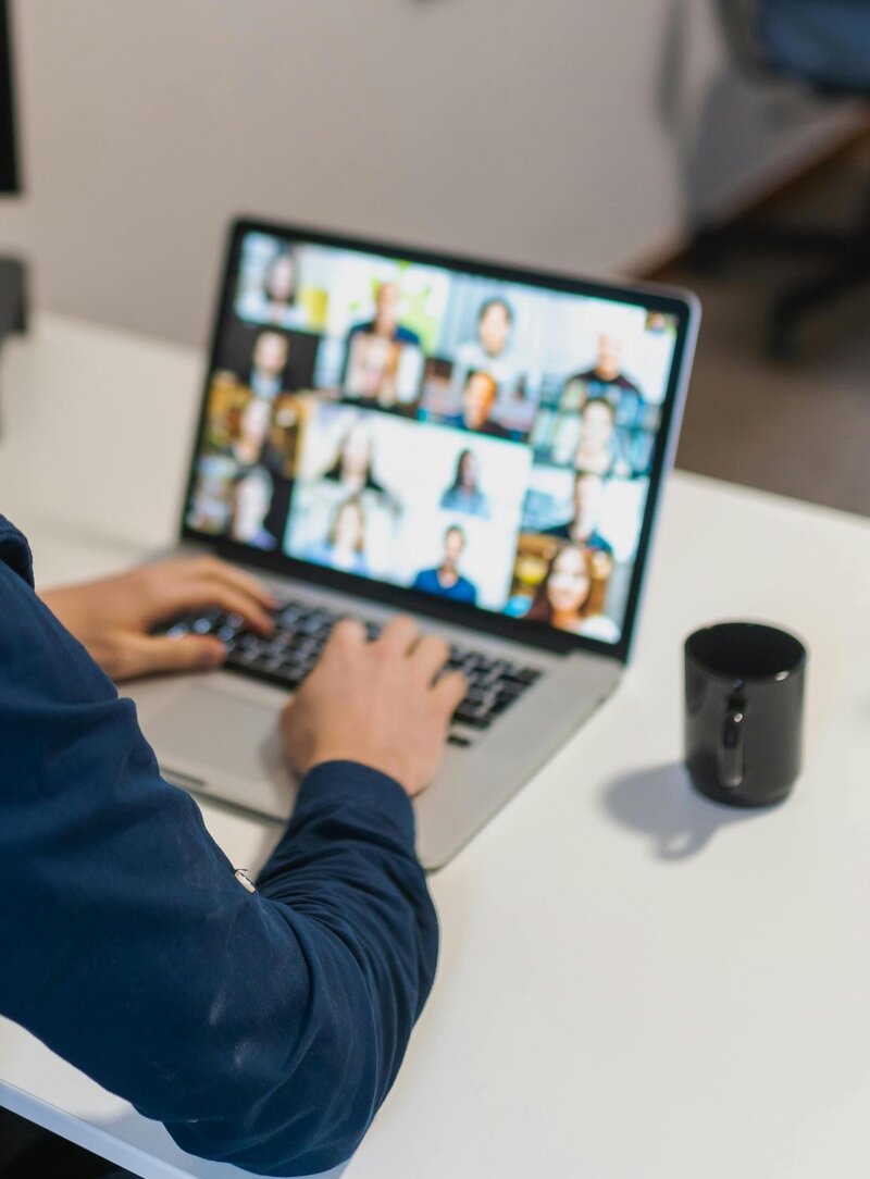 Image of a support group call