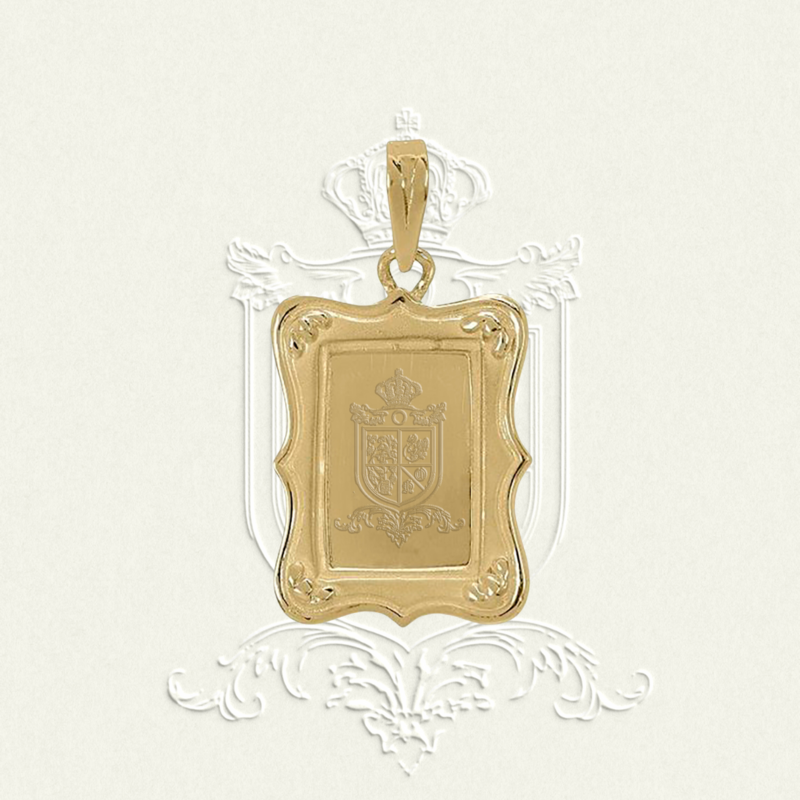 Wedding Logo Crest Design by Miriam Escudero Studio
