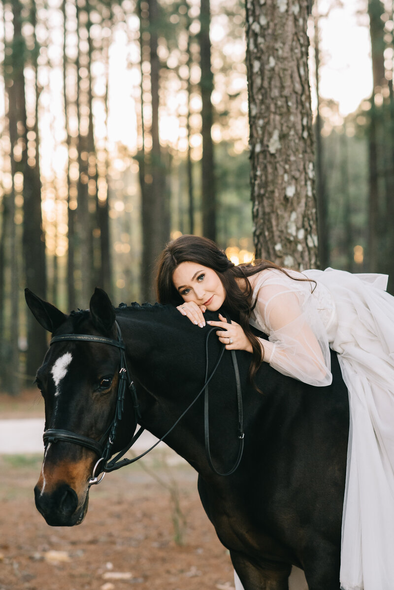 bridal portrait with horse EQUINE PHOTOGRAPHER AIKEN SC HORSES EQUESTRIAN AUGUSTA GA PHOTOGRAPHY AIKEN SOUTH CAROLINA EQUESTRIAN PHOTOGRAPHER EQUINE PHOTOGRAPHY aiken south carolina  horse photography