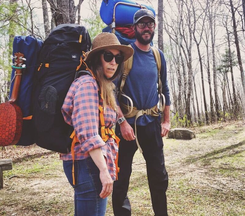 backpacking through the North Carolina mountains