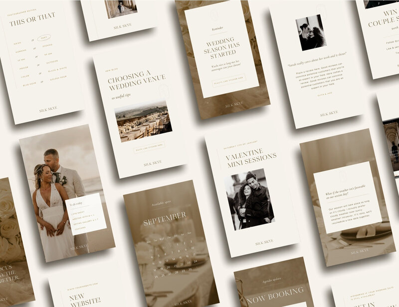 Aesthetic Instagram templates Silk Skye 13