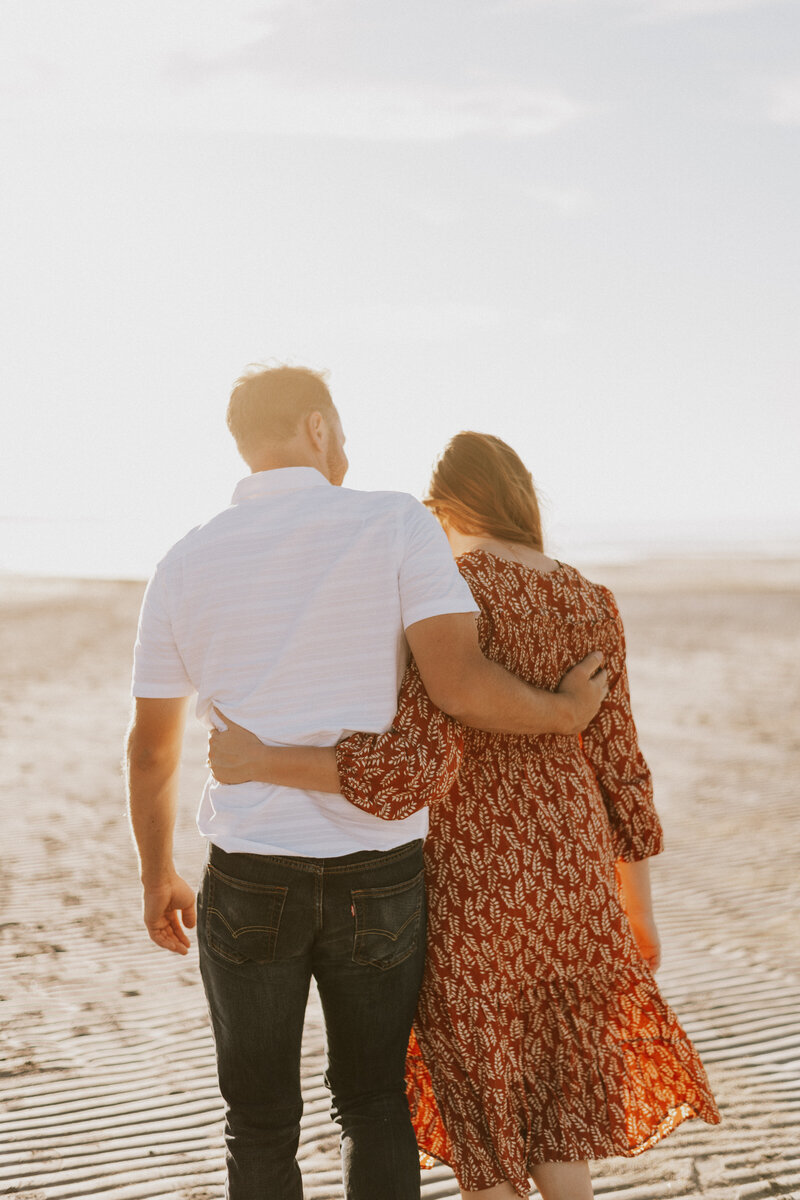 Beach Adventure Engagement Photos  + National Park Elopement Photographer