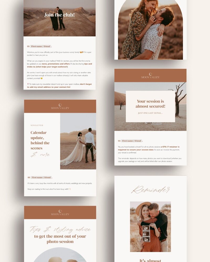 Bohemian Flodesk templates Moon Valley 1