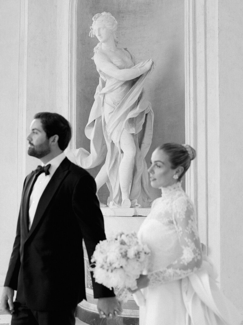 beachside wedding fireworks