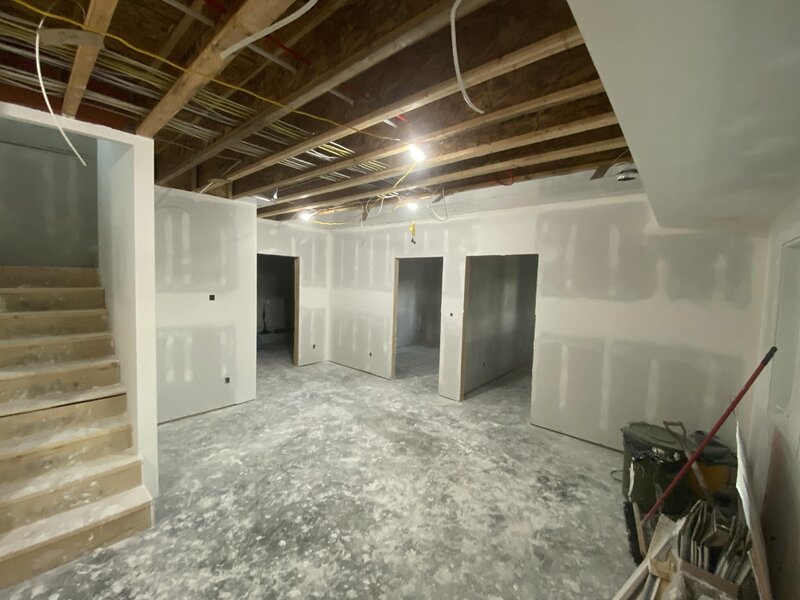 Commercial drywall project in Fort Frances – finished walls