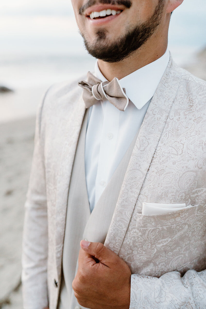 groom jacket details