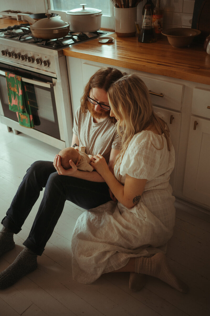 in home newborn photography tn