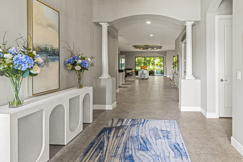 Salt & Shore Staging_Coastal Designs_Foyer_Artisan Lakes Florida